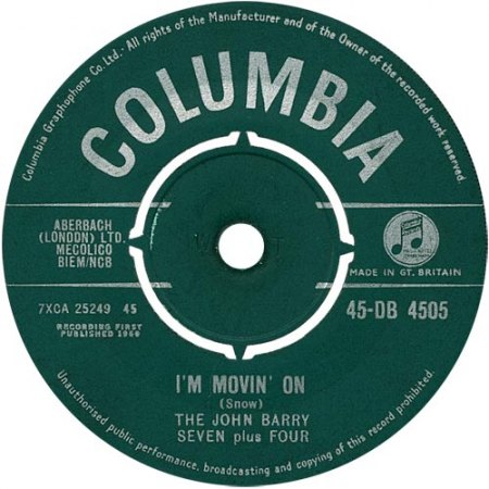 John Barry Seven04I m movin on Columbia 45-DB 4505.jpg