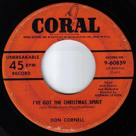 Xmas03I ve got the xmas spirit Coral 9-60859 Don Cornell.jpg