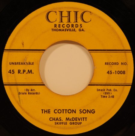 ChasMcDevittSkiffleGroup08bCotton Song Chic 45-1008 USA.jpg