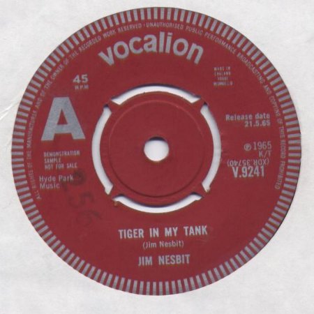 Nesbit,Jim01A tiger in my tank Vocalion V 9241.jpg