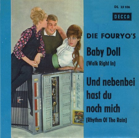Fouryo's - Baby Doll - Walk Right In - Decca DL 25 106.jpg