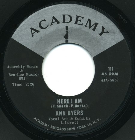 Academy01Ann Byers Academy 111 Here I Am NYC Label.jpg
