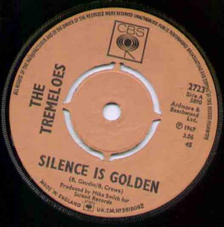 Tremeloes01Silence Is Golden CBS 2723.jpg