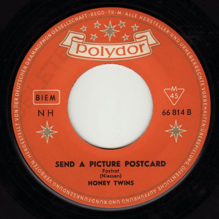 Honeytwins02Send a picture postcard Polydor UK 66814.jpg