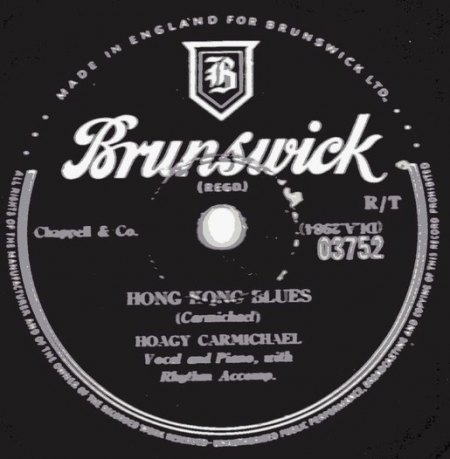 Carmichael,Hoagy31Hong Kong Blues Brunswick 02752.jpg