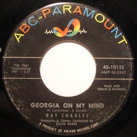 Carmichael,Hoagy108Ray Charles georgia on my mind ABC Param 45-10135.jpg