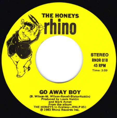 Honeys08Rhino RNOR 018 Go Away Boy aus 1983.jpg