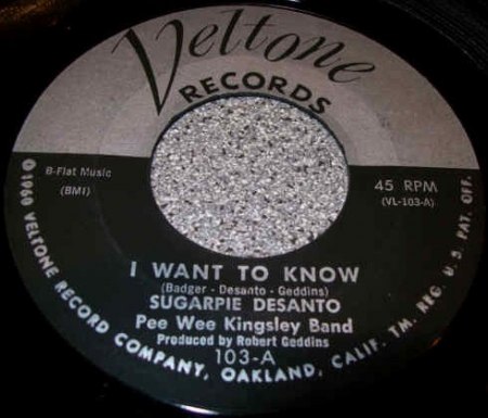 DeSanto,Sugar Pie10Veltone 103 A I Want To Know.jpg
