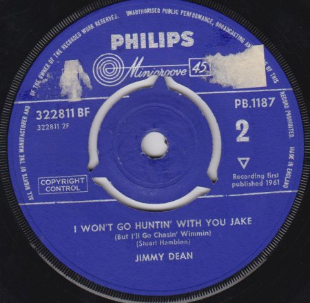 JIMMY DEAN -B- I won't go huntin with you Jake.jpg