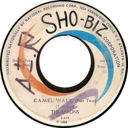 Saxons01Camel Walk Sho-Biz S 635 aus 1959.jpg