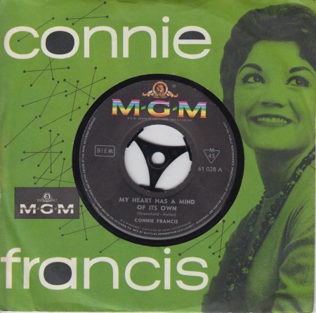 CONNIE FRANCIS - My heart has a mind of its own.jpg