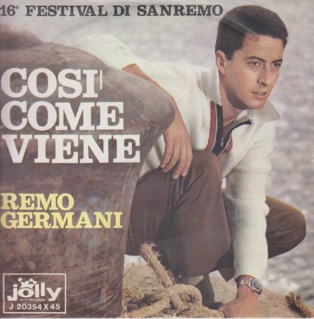 REMO GERMANI - Cosi come viene -CV.jpg
