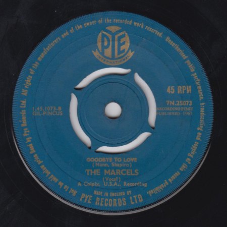 THE MARCELS - Goodbye to love -B-.jpg