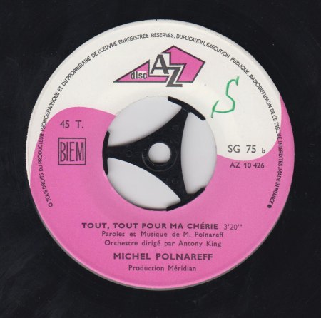 MICHEL POLNAREFF - Tout Tout pour ma cherie -B-.jpg
