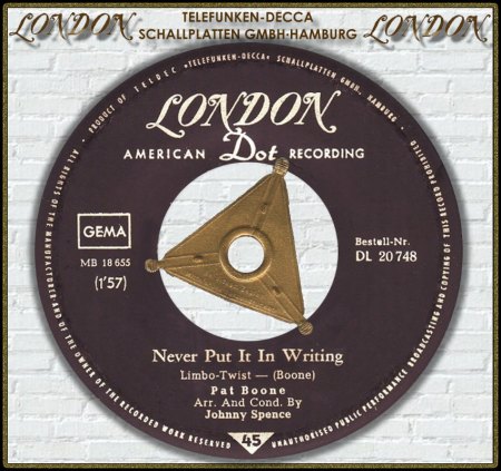 PAT BOONE - NEVER PUT IT IN WRITING_IC#002.jpg