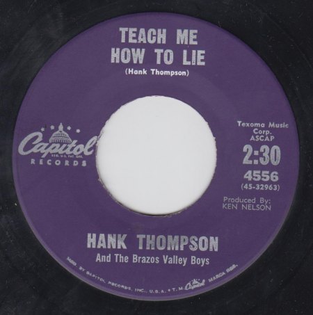 HANK THOMPSON - Teach me how to lie -B-.jpg