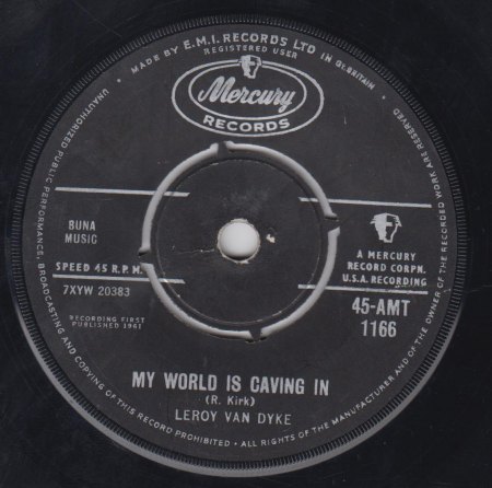 LEROY VAN DYKE - My world is caving in -B-.jpg