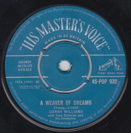 DANNY WILLIAMS - A Weaver Of Dreams -B-.jpg