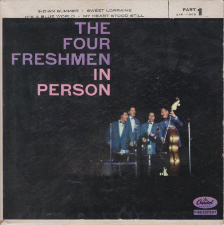 THE FOUR FRESHMEN-EP - In Person - CV VS -.jpg