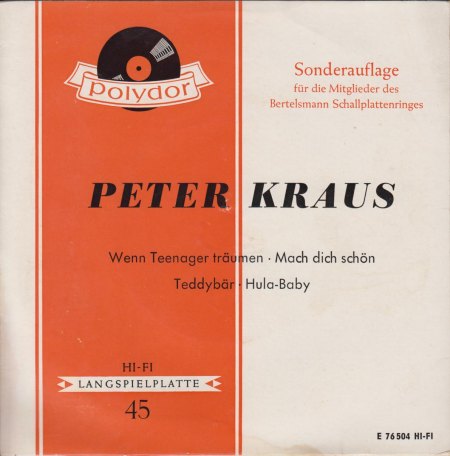 PETER KRAUS-EP - Wenn Teenager träumen - CV VS -.jpg