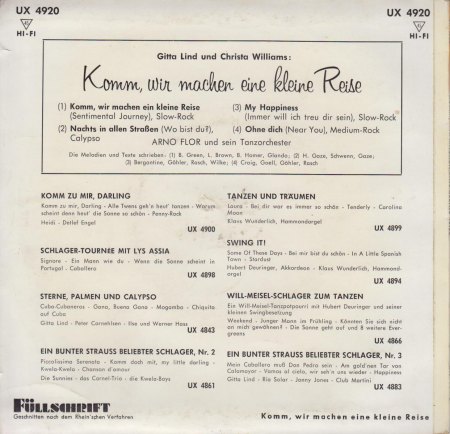GITTA KIND u. CHRISTA WILLIAMS-EP - Komm wir machen eine kleine Reise - CV RS -.jpg