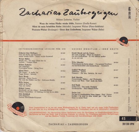HELMUT ZACHARIAS-EP - Zacharias Zaubergeigen - CV RS -.jpg