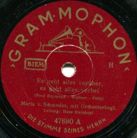 Schmedes,Maria von02Es geht alles vorüber Polydor 47680.jpg