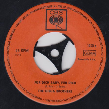 THE GISHA-BROTHERS - Für Dich Baby, Für Dich -A-.jpg