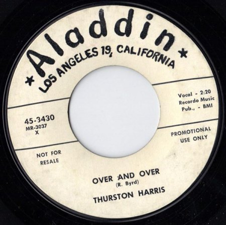 Harris,Thurston13Over and over Aladdin 45-3430 promo.jpg