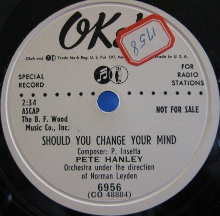 Hanley,Pete09Should You Change Your Mind Not for sale.jpg