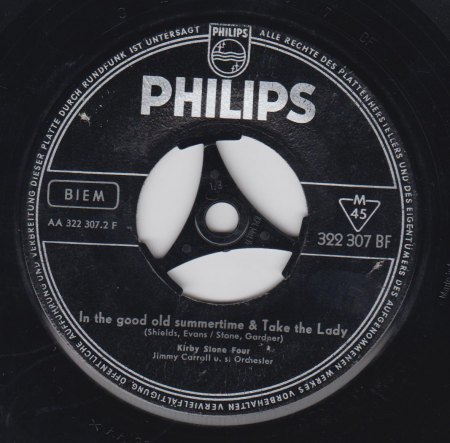 THE KIRBY STONE FOUR - In the good old summertime &amp; Take the Lady -B-.jpg