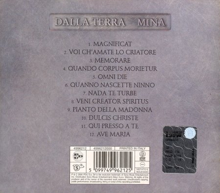 MINA Dalla Terra (2000) Back.jpg