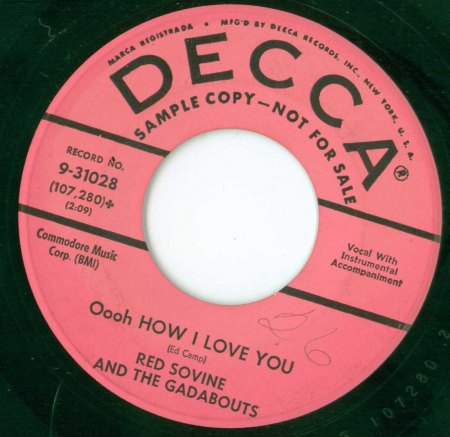 RED SOVINE - Oooh How I love you -B2-.jpg