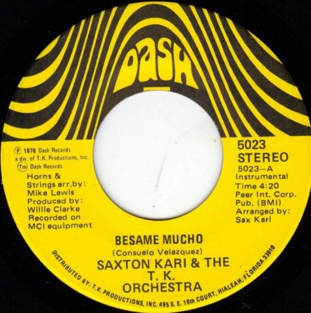 Sax Kari20Besame Mucho Dash 5023 aus 1976.jpg