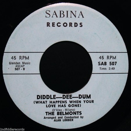 THE BELMONTS - Diddle-Dee-Dum -B-.jpg