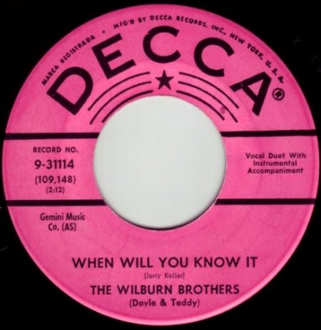 WILBNURN BROS - When will you know it -A1-.jpg