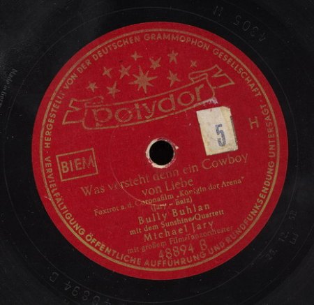 Buhlan, Bully - Sunshine Quartett - Michael Jary Orch - Polydor 48894 2_Bildgröße ändern.jpg