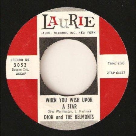 DION &amp; THE BELMONTS - When you wish upon a star -B2-.jpg
