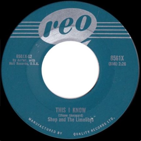 SHEP &amp; THE LIMELITES - This I know -B2-.jpg