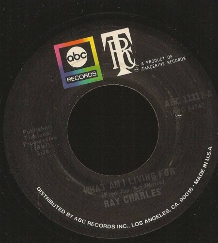 RAY CHARLES - What am I living for.jpg