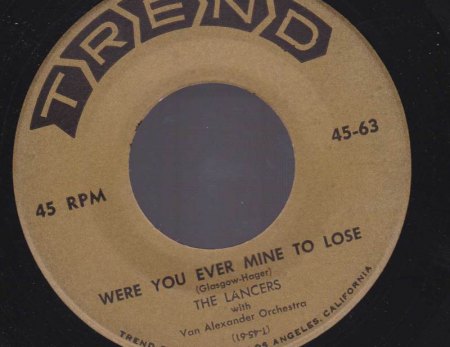 LANCERS - Were you ever mine to lose -B2-.jpg