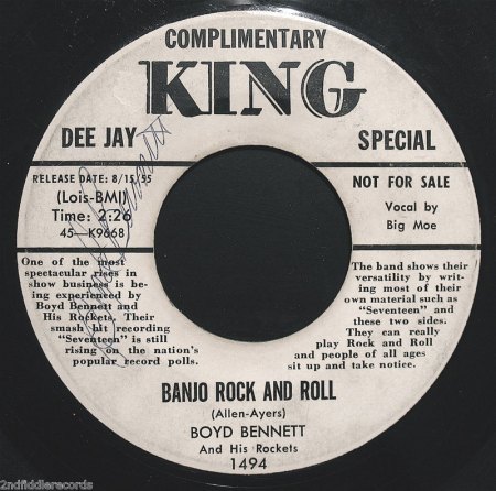 BOYD BENNETT - Banjo Rock and Roll -A-.jpg