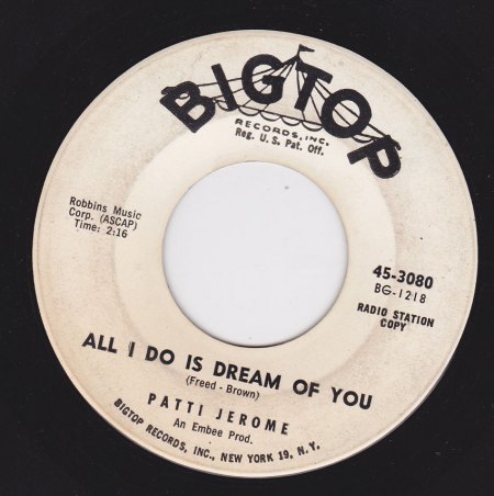 PATTI JEROME - All I have to do is dream -B1-.JPG