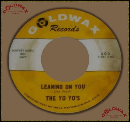 YO YO'S - LEANING ON YOU_IC#001.jpg