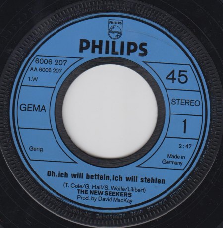 NEW SEEKERS - Ich will betteln, ich will stehlen -A-.jpg