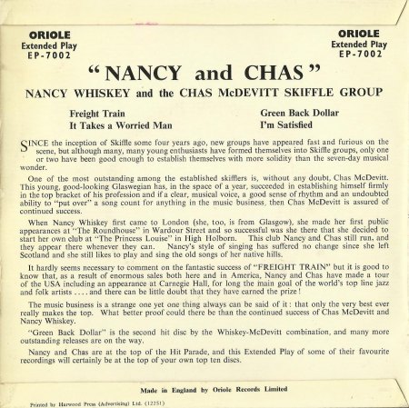 Whiskey, Nancy &amp; Chas McDevitt - Oriole EP  (2).jpg