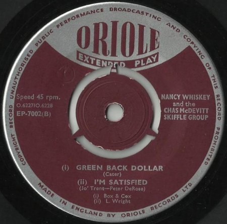 Whiskey, Nancy &amp; Chas McDevitt - Oriole EP .jpg