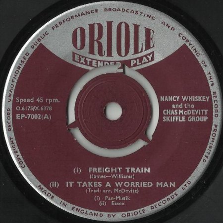 Whiskey, Nancy &amp; Chas McDevitt - Oriole EP  (4).jpg