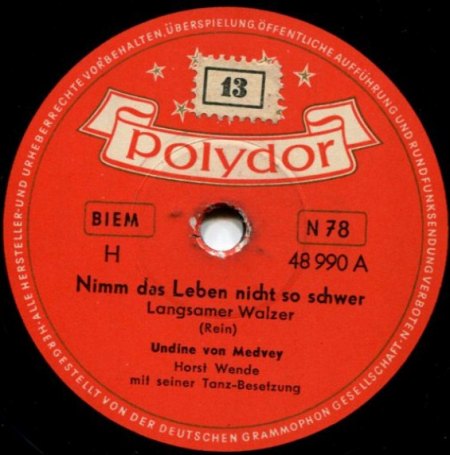 Von Medvey,Undine03Nimm das Leben Polydor H 48990.jpg