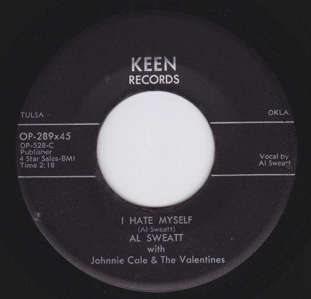 AL SWEATT WITH JOHNNIE CALE &amp; THE VALENTINES - KEEN RECORDS OP-289 B.jpg